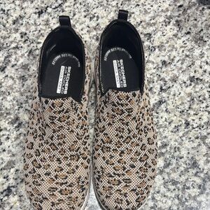 Skechers Animal Print Slip-On Shoes